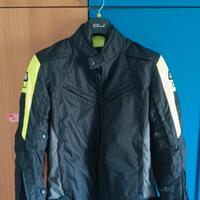 giacca moto in tessuto OJ MOOD nero giallo grigio
