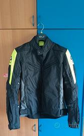 giacca moto in tessuto OJ MOOD nero giallo grigio