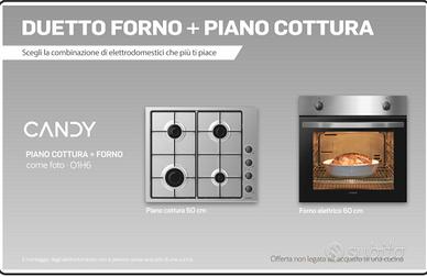 Piano cottura CANDY inox cm6plx