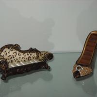 DIVANETTO E SCARPETTA PORTA GIOIE