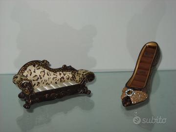 DIVANETTO E SCARPETTA PORTA GIOIE