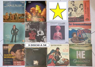 Vinile 45: 3 dischi a scelta in Promo vedi lista