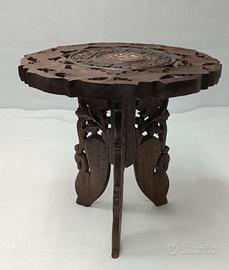 tavolino in legno vintage 