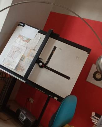 Lampada con base in maro di Carrara