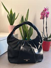 Borsa nera in pelle Nannini