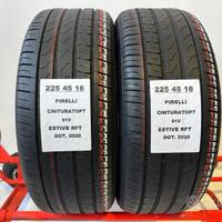 2 gomme 225 45 18 Pirelli Runflat