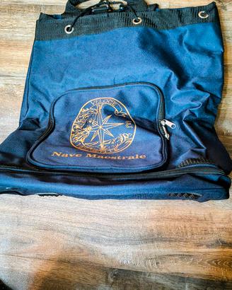 borsa porta zaino con tasca inferiore N.Maestrale