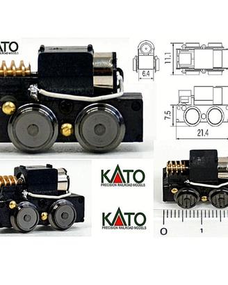 KATO TU-9A MICRO CHASSIS MOTORIZZATO mm 21x11x12,5