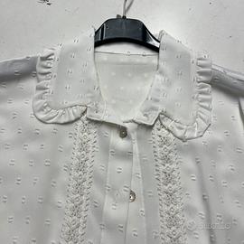 Camicia bianca da donna, maniche lunghe