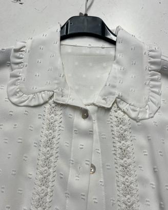 Camicia bianca da donna, maniche lunghe