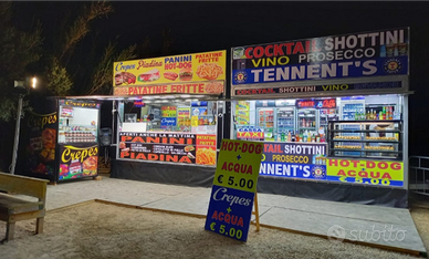 Street food friggitoria piadineria kocktail bar