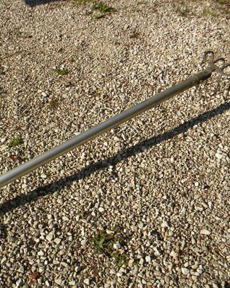 Forca curva 4 denti lunghi 24cm larghezza 21  palo