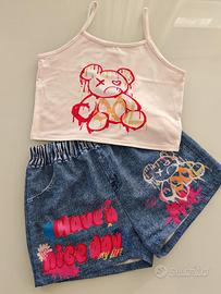 TOP + CALZONCINO ANNI 12 SHEIN