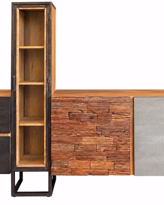 Mobile Artigianale stile Industrial-Legno e Ferro
