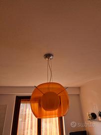 Lampadario moderno arancione