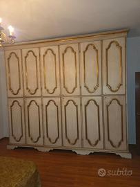 Armadio vintage + letto matrimoniale vintage