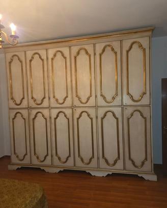 Armadio vintage + letto matrimoniale vintage