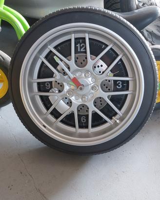 orologio cerchio ruota auto