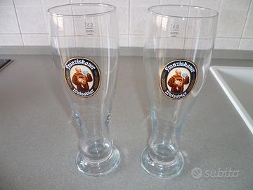 Coppia bicchieri da birra Franziskaner