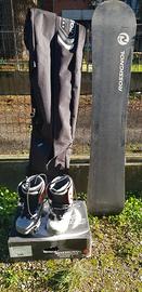 tavola Rossignol +scarponi originali come nuuovi