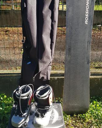 tavola Rossignol +scarponi originali come nuuovi