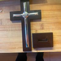 Croce con inserto in argento