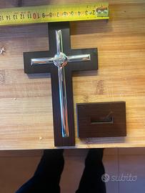 Croce con inserto in argento