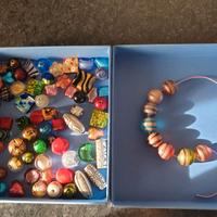 Faidate-inserti vintage in vetro di Murano - 20 pz