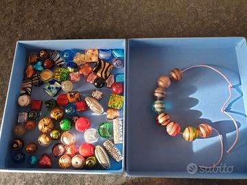 Faidate-inserti vintage in vetro di Murano - 20 pz