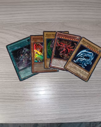 5 carte (usate) YU-GI-OH