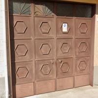 Porta garage in ferro rinforzata