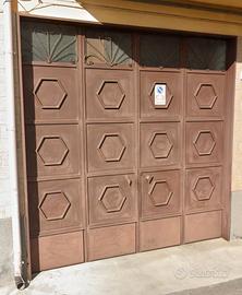 Porta garage in ferro rinforzata