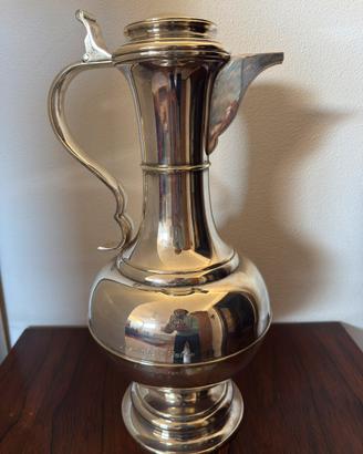 Grande brocca vintage in silverplate