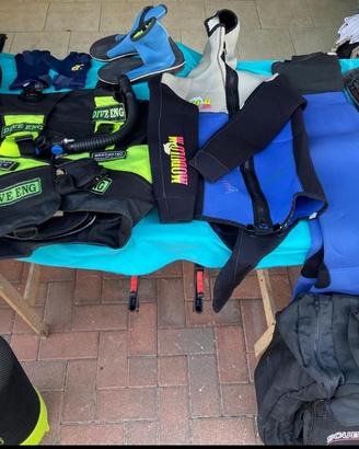Kit immersioni subacquee
