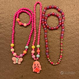 Set collanine e bracchialetti bambina