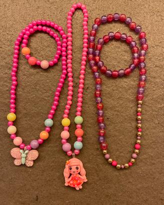 Set collanine e bracchialetti bambina