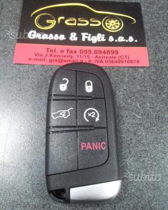 Guscio Taglio Riprogrammazione Chiave Jeep