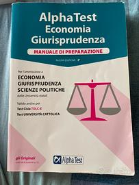 Alpha test economia giurisprudenza