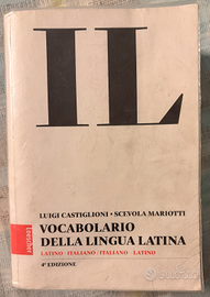 Dizionario latino-italiano IL 4° edizione