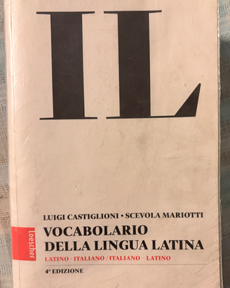 Dizionario latino-italiano IL 4° edizione