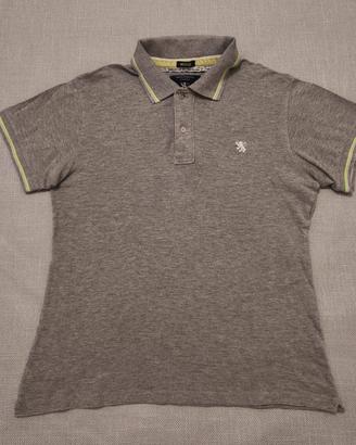 Polo William Wilson taglia XS grigio cotone 