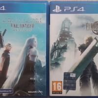 Final Fantasy 7 Remake + Crisis Core per Ps4 50€