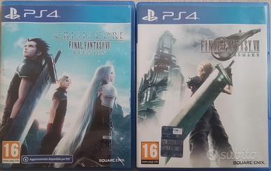 Final Fantasy 7 Remake + Crisis Core per Ps4 50€