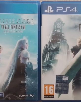 Final Fantasy 7 Remake + Crisis Core per Ps4 50€