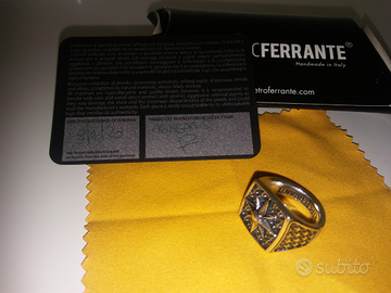Anello uomo donna argento Pietro Ferrante