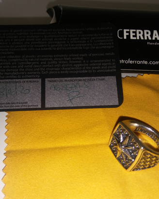 Anello uomo donna argento Pietro Ferrante