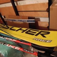 Sci per bambini ragazzi Fisher con Bastoni da sci