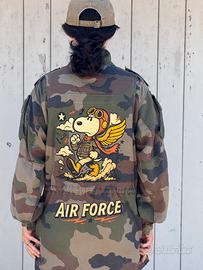 Field jacket camouflage custom air force snoopy S