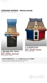 Cabinato arcade da 800€  l’uno.  In coppia 1400€