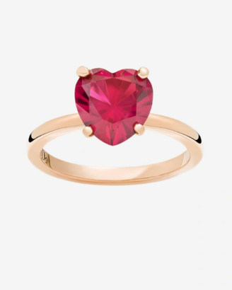 Anello DoDo cuore rubino
